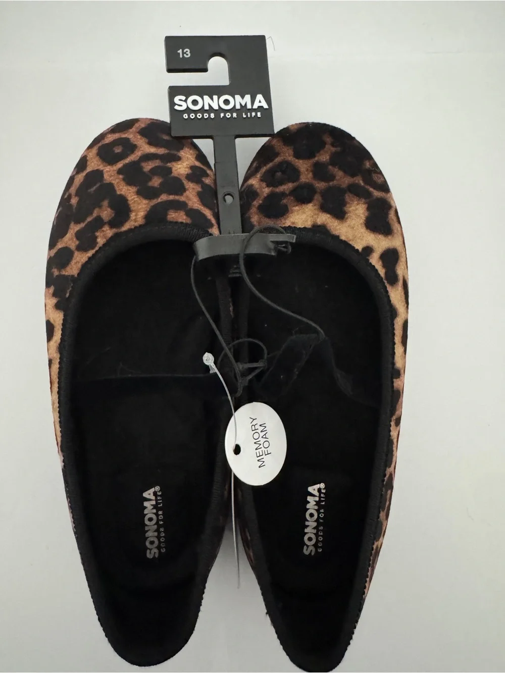 Sonoma Leopard Print Ballet Flats - Brown & Black